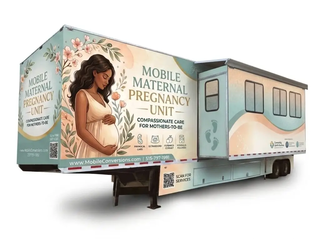 Mobile pregnancy Maternity trailer